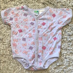 Vintage McBaby Snap Front Bodysuit, Size 0-3 Months